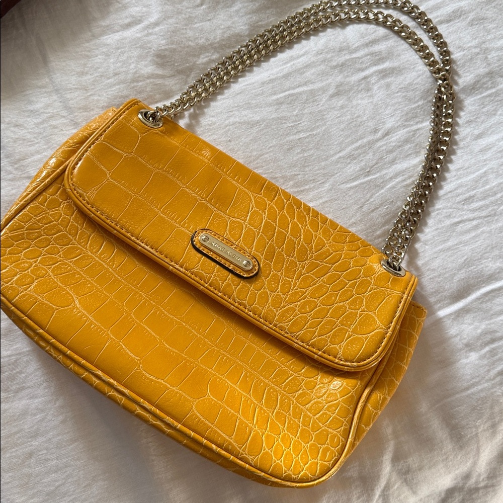 ANNE KLEIN Faux Leather Snake Print Handbag
